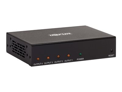 Tripp Lite   4-Port HDMI Splitter, 4K x 2K @ 60 Hz, 4:4:4, Multi-Resolution Support, HDR, HDCP 2.2, TAA video/audio splitter 4 ports rack-mou… B118-004-HDR