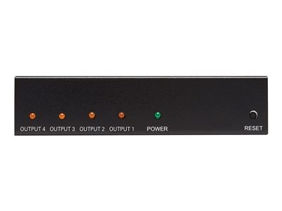 Tripp Lite   4-Port HDMI Splitter, 4K x 2K @ 60 Hz, 4:4:4, Multi-Resolution Support, HDR, HDCP 2.2, TAA video/audio splitter 4 ports rack-mou… B118-004-HDR