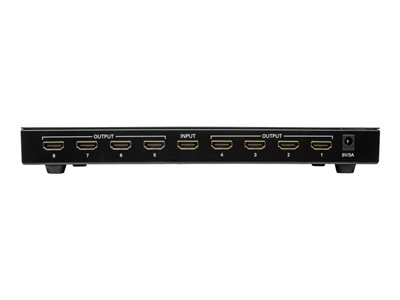 Tripp Lite   8-Port 4K HDMI Video Splitter Ultra-HD 4K x 2K Video & Audio 3840×2160 @ 24/30Hz video/audio splitter 8 ports B118-008-UHD