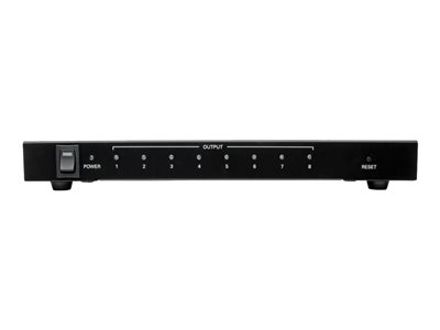 Tripp Lite   8-Port 4K HDMI Video Splitter Ultra-HD 4K x 2K Video & Audio 3840×2160 @ 24/30Hz video/audio splitter 8 ports B118-008-UHD
