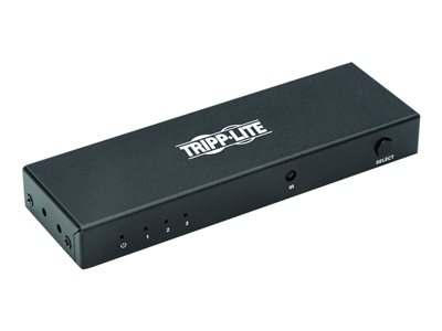 Tripp Lite   3-Port HDMI Switch for Video & Audio 4K x 2K UHD 60 Hz w Remote video/audio switch 3 ports B119-003-UHD