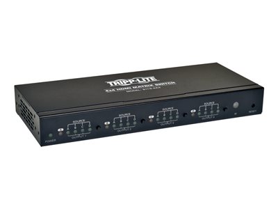 Tripp Lite   4×4 HDMI Matrix Video Switch Splitter with Audio and RS232 TAA video switch TAA Compliant B119-4X4