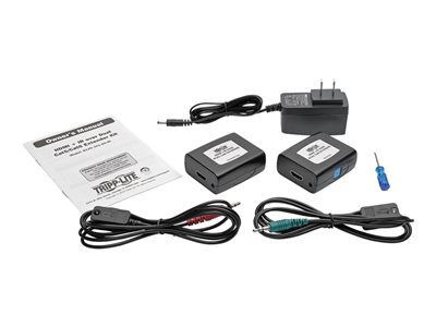 Tripp Lite   HDMI Over Dual Cat5/Cat6 Video Extender Kit IR Control 1080p 60Hz video/audio/infrared extender TAA Compliant B125-101-60-IR