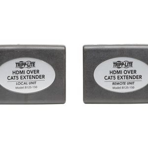 Tripp Lite HDMI Over Dual Cat5/Cat6 Audio Video Extender Kit 1920×1200 150′ video/audio extender HDMI B125-150 Tripp Lite HDMI Over Dual Cat5/Cat6 Audio Video Extender Kit 1920×1200 150′ video/audio extender HDMI B125-150
