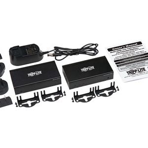 Tripp Lite DisplayPort to HDMI Over Cat6 Extender Kit w/ PoC 4K 125ft TAA DP to HDMI video/audio extender DisplayPort TAA Compliant B127-1A1-DH Tripp Lite DisplayPort to HDMI Over Cat6 Extender Kit w/ PoC 4K 125ft TAA DP to HDMI video/audio extender DisplayPort TAA Compliant B127-1A1-DH