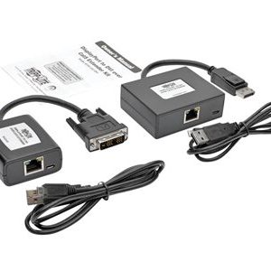 Tripp Lite DisplayPort DVI Over Cat5/6 Active Video Extender Transmitter Receiver video/audio extender TAA Compliant B150-1A1-DVI Tripp Lite DisplayPort DVI Over Cat5/6 Active Video Extender Transmitter Receiver video/audio extender TAA Compliant B150-1A1-DVI