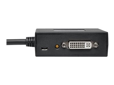 Tripp Lite   2-Port Mini DisplayPort to DVI Multi Stream Transport Hub 1080p video splitter 2 ports TAA Compliant B155-002-DVI-V2