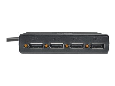 Tripp Lite   4Port Mini DisplayPort to DisplayPort Multi Stream Transport Hub video/audio splitter 4 ports TAA Compliant B155-004-DP-V2