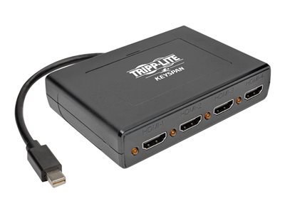 Tripp Lite   4-Port Mini DisplayPort to HDMI Multi Stream Transport Hub 4Kx2K @ 24/30Hz video/audio splitter 4 ports TAA Compliant B155-004-HD-V2