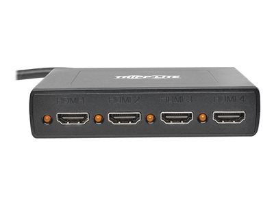 Tripp Lite   4-Port DisplayPort to HDMI Multi Stream Transport Hub MST 4K x 2K @ 24/30Hz video/audio splitter 4 ports TAA Compliant B156-004-HD-V2