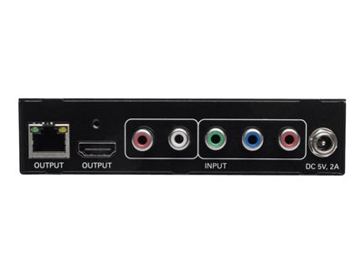 Tripp Lite   Component Video (RCA) over IP Extender Transmitter over Cat5/Cat6, RS-232 and IR Control, 1080i, 328 ft. (100 m), TAA video/audi… B160-001-CSI
