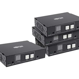 Tripp Lite DVI/HDMI over Cat5/6 Switch/Extender Kit 1080p @ 60 Hz, RS-232, IR Control, 656 ft. (200 m), TAA 3 transmitters + receiver vide… B160-103-HDSI Tripp Lite DVI/HDMI over Cat5/6 Switch/Extender Kit 1080p @ 60 Hz, RS-232, IR Control, 656 ft. (200 m), TAA 3 transmitters + receiver vide… B160-103-HDSI