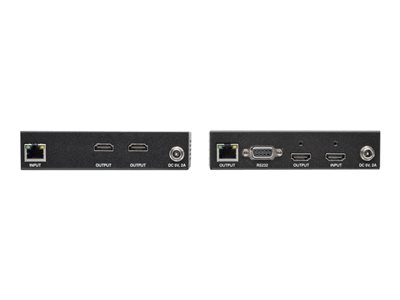 Tripp Lite   2-Port HDMI Over IP Extender Kit w/ RS-232 Serial & IR Control TAA video/audio/infrared/serial extender TAA Compliant B160-201-HSI