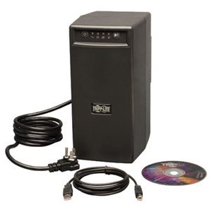 Tripp Lite   UPS 600VA 375W Battery Back Up Pure Sine Wave PFC Tower 120V USB UPS 375 Watt 600 VA BC600SINE