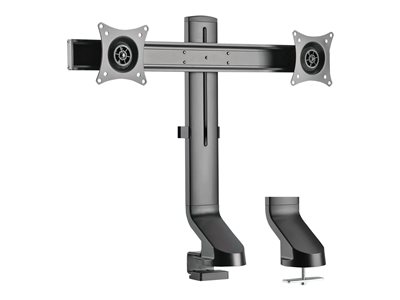 Tripp Lite   Dual-Display Monitor Arm with Desk Clamp and Grommet Height Adjustable, 17″ to 27″ Monitors mounting kit for 2 LCD displays DDR1727DC