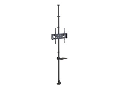 Tripp Lite   Floor-to-Ceiling Mount for 32″ to 65″ TVs and Monitors Height Adjustable, Shelf for A/V Source mounting kit for TV and monitor DMFC3265M