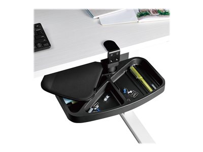 Tripp Lite   Under-Desk Clamp Storage Tray w/ Built-In Mouse Pad & Wrist Rest mounting kit for mouse DMUDSC