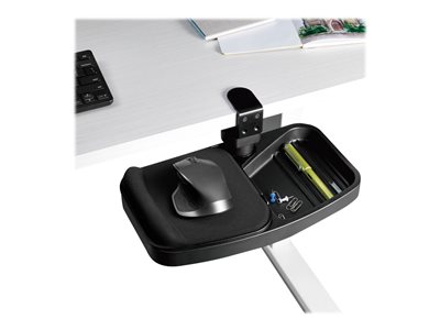 Tripp Lite   Under-Desk Clamp Storage Tray w/ Built-In Mouse Pad & Wrist Rest mounting kit for mouse DMUDSC