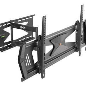 Tripp Lite   Heavy-Duty Full-Motion Security TV Wall Mount for 37″ to 80″, Flat or Curved, UL Certified bracket for LCD TV DWMSC3780MUL