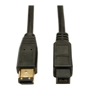 Tripp Lite 6ft Hi-Speed FireWire IEEE Cable-800Mbps with Gold Plated Connectors 9pin/6pin M/M 6′ IEEE 1394 cable FireWire 800 to 6 pin FireWire… F017-006 Tripp Lite 6ft Hi-Speed FireWire IEEE Cable-800Mbps with Gold Plated Connectors 9pin/6pin M/M 6′ IEEE 1394 cable FireWire 800 to 6 pin FireWire… F017-006