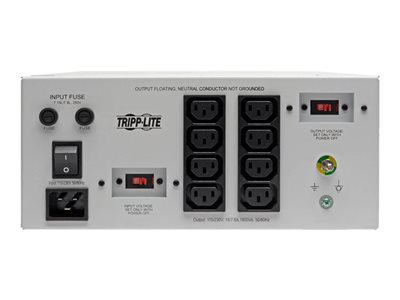 Tripp Lite   Isolator Series Dual-Voltage 115/230V 1800W 60601-1 Medical-Grade Isolation Transformer, C20 Inlet, 8 C13 Outlets transformer 1800… IS1800HGDV
