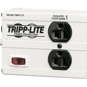 Tripp Lite   Isobar Surge Protector Metal 2 Outlet 6′ Cord 1410 Joules surge protector ISOBAR2-6