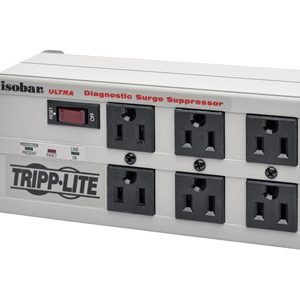 Tripp Lite   Isobar Surge Protector Metal 6 Outlet 6′ Cord 3330 Joules surge protector ISOBAR6ULTRA