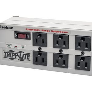 Tripp Lite   Isobar Surge Protector Metal 6 Outlet 6′ Cord 3330 Joules surge protector ISOBAR6