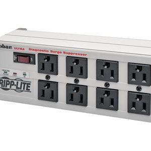 Tripp Lite   Isobar Surge Protector Metal 8 Outlet 12′ Cord 3840 Joules surge protector ISOBAR8ULTRA