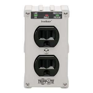 Tripp Lite   Isobar Surge Protector Wallmount Direct Plug In 2 Outlet 1410 J surge protector 1800 Watt ISOBLOK2-0