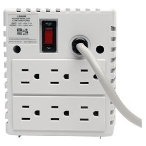 Tripp Lite   600W Line Conditioner w/ AVR / Surge Protection 120V 5A 60Hz 6 Outlet Power Conditioner line conditioner 600 Watt LS606M