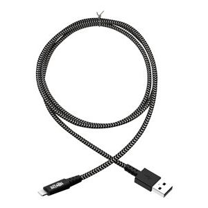 Tripp Lite Heavy Duty Lightning to USB Sync / Charge Cable Apple iPhone iPad 3ft Lightning cable Lightning / USB 3 ft M100-003-HD Tripp Lite Heavy Duty Lightning to USB Sync / Charge Cable Apple iPhone iPad 3ft Lightning cable Lightning / USB 3 ft M100-003-HD