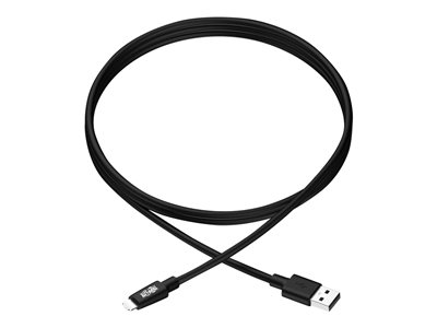 Tripp Lite   10ft Lightning USB/Sync Charge Cable for Apple Iphone / Ipad Black 10′ Lightning cable Lightning / USB 10 ft M100-010-BK