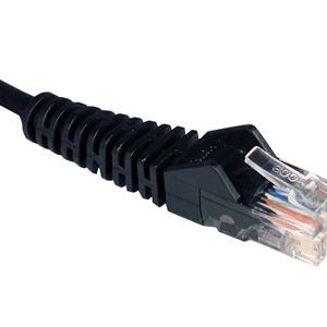 Tripp Lite   3ft Cat5e / Cat5 Snagless Molded Patch Cable RJ45 M/M Black 3′ patch cable 3 ft black N001-003-BK