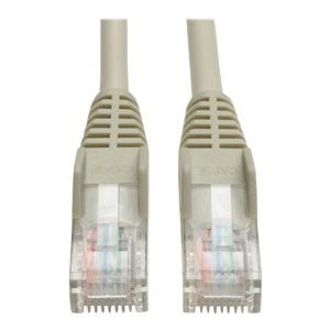 Tripp Lite   3ft Cat5e / Cat5 Snagless Molded Patch Cable RJ45 M/M Gray 3′ patch cable 3 ft gray N001-003-GY