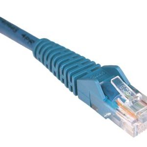 Tripp Lite   4ft Cat5e / Cat5 Snagless Molded Patch Cable RJ45 M/M Blue 4′ patch cable 4 ft blue N001-004-BL
