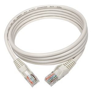 Tripp Lite   5ft Cat5 Cat5e Snagless Molded Patch Cable UTP White RJ45 M/M patch cable 5 ft white N001-005-WH