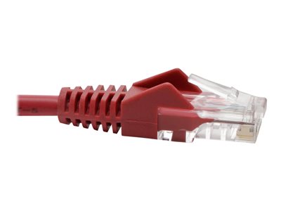 Tripp Lite   Cat5 Cat5e Snagless Molded Patch Cable UTP Red RJ45 M/M 6ft 6′ patch cable 6 ft red N001-006-RD