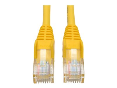 Tripp Lite   6ft Cat5e / Cat5 Snagless Molded Patch Cable RJ45 M/M Yellow 6′ patch cable 6 ft yellow N001-006-YW