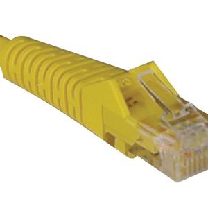 Tripp Lite   7ft Cat5e / Cat5 Snagless Molded Patch Cable RJ45 M/M Yellow 7′ patch cable 7 ft yellow N001-007-YW