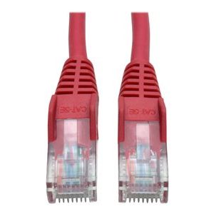 Tripp Lite   10ft Cat5e Cat5 Snagless Molded Patch Cable RJ45 M/M Red 10′ patch cable 10 ft red N001-010-RD