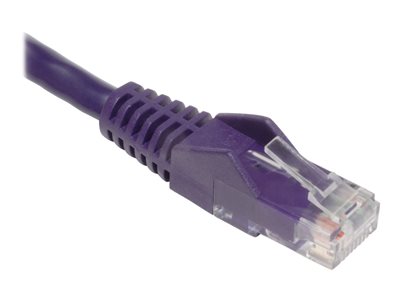 Tripp Lite   14ft Cat5e / Cat5 Snagless Molded Patch Cable RJ45 M/M Purple 14′ patch cable 14 ft purple N001-014-PU