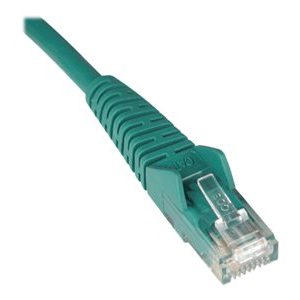 Tripp Lite   15ft Cat5e / Cat5 Snagless Molded Patch Cable RJ45 M/M Green 15′ patch cable 15 ft green N001-015-GN