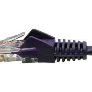 Tripp Lite   25ft Cat5 Cat5e Snagless Molded Patch Cable UTP Purple RJ45 M/M patch cable 25 ft purple N001-025-PU
