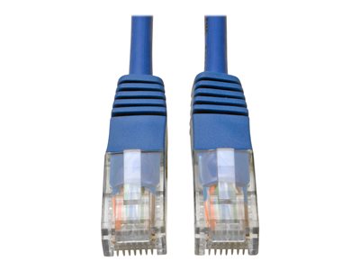 Tripp Lite   2ft Cat5e / Cat5 350MHz Molded Patch Cable RJ45 M/M Blue 2′ patch cable 2 ft blue N002-002-BL