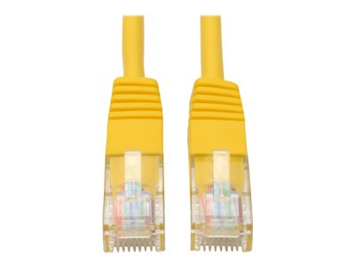 Tripp Lite   6ft Cat5e / Cat5 350MHz Molded Patch Cable RJ45 M/M Yellow 6′ patch cable 6 ft yellow N002-006-YW