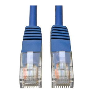 Tripp Lite   7ft Cat5e / Cat5 350MHz Molded Patch Cable RJ45 M/M Blue 7′ patch cable 7 ft blue N002-007-BL