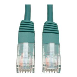 Tripp Lite   7ft Cat5e / Cat5 350MHz Molded Patch Cable RJ45 M/M Green 7′ patch cable 7 ft green N002-007-GN