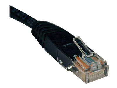 Tripp Lite   12ft Cat5e / Cat5 350MHz Molded Patch Cable RJ45 M/M Black 12′ patch cable 12 ft black N002-012-BK