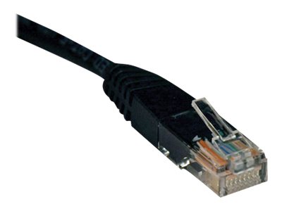 Tripp Lite   20ft Cat5e / Cat5 350MHz Molded Patch Cable RJ45 M/M Black 20′ patch cable 20 ft black N002-020-BK